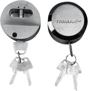 Trimax Hockey Puck Lock - Internal Shackle - Weather Resistant