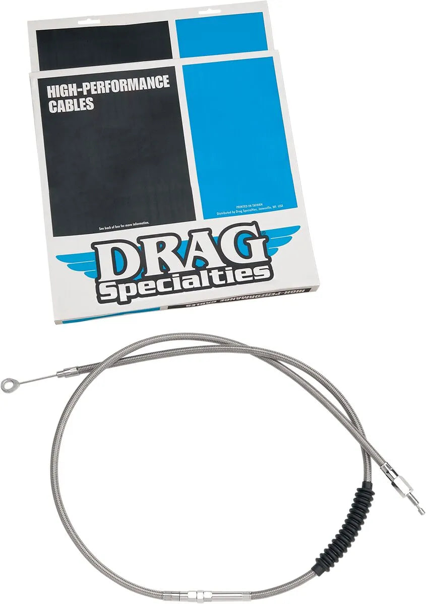 Drag Specialties Braided Stainless Steel Clutch Cable