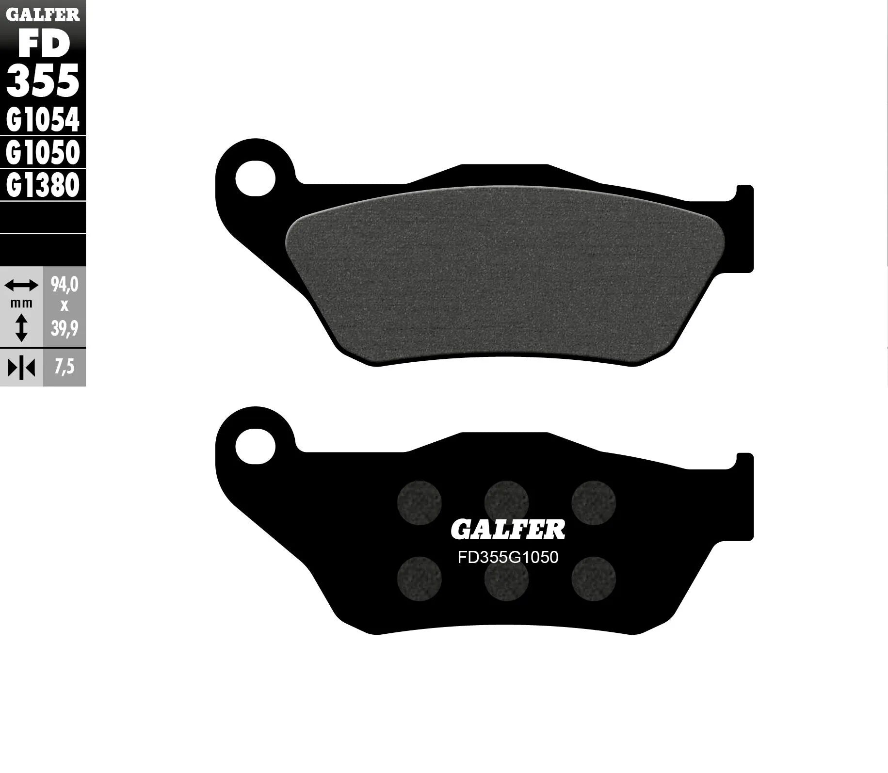 Galfer Organic Brake Pad For Motorcycles