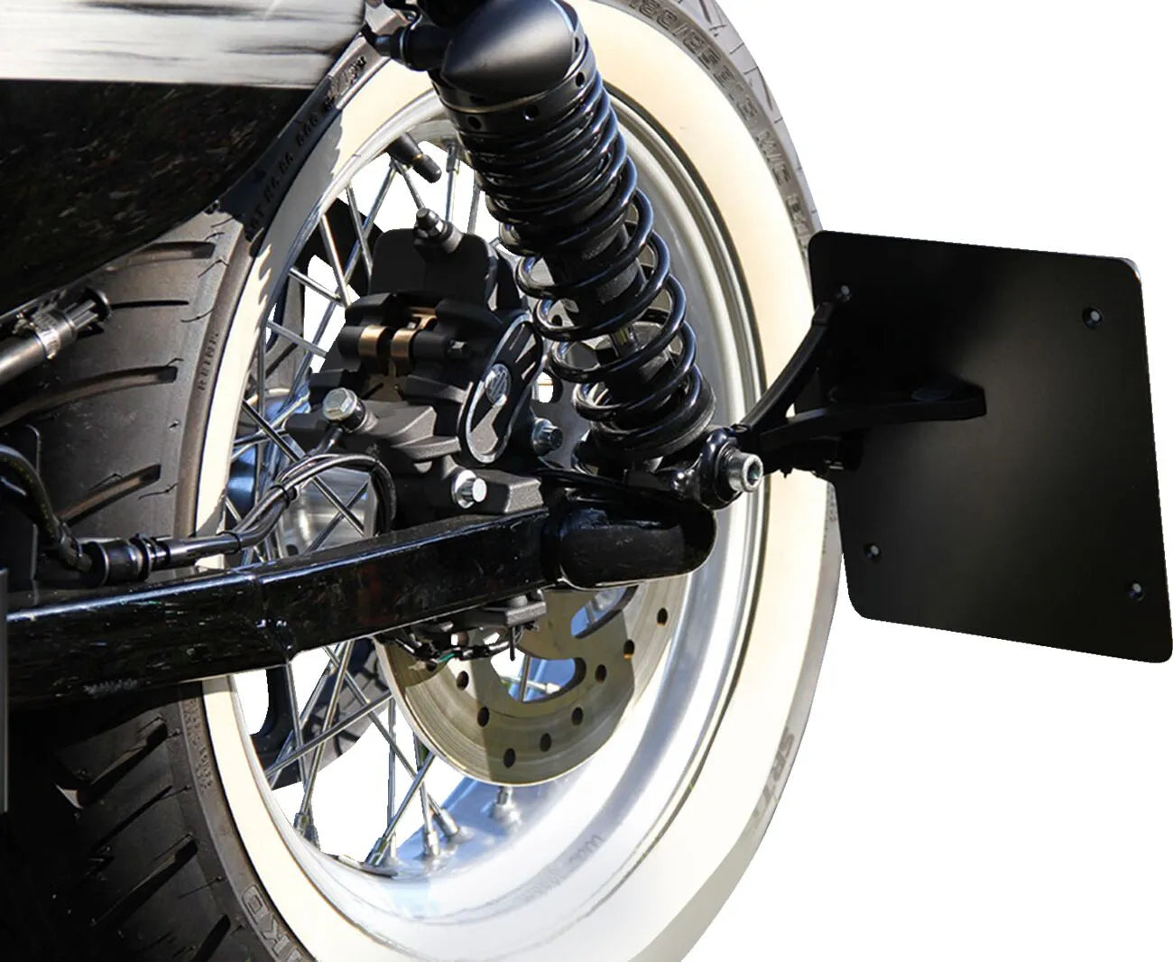 Cult Werk License Plate Holder - Black Steel