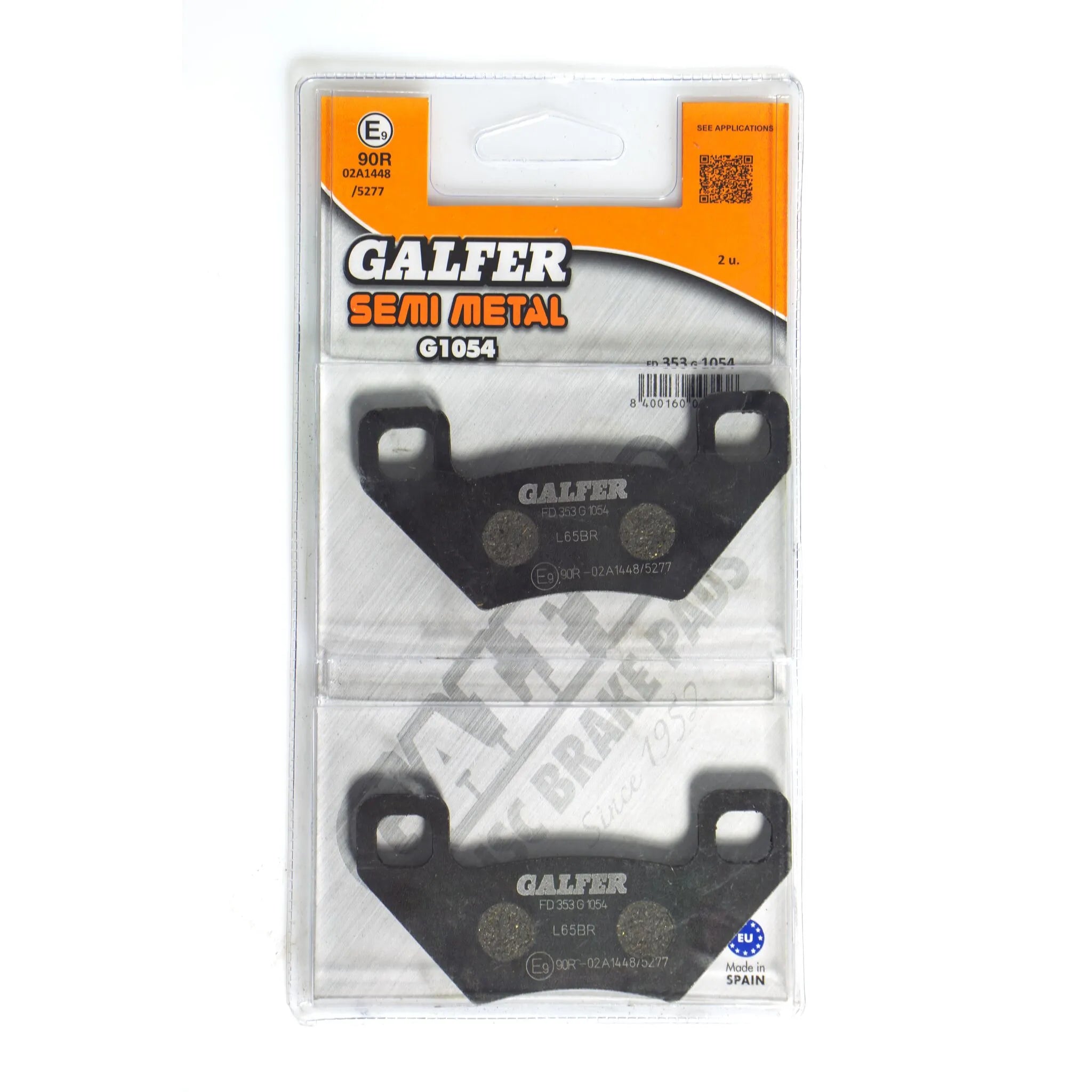 Galfer Semi-metallic Brake Pads For Oem Replacement