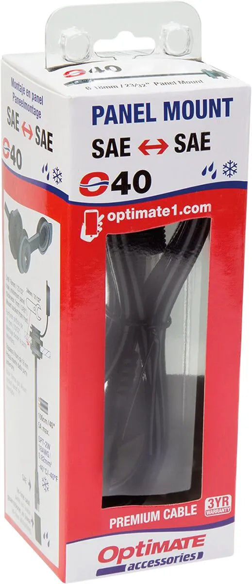 Tecmate Optimate Sae Panel Mount Sokkel