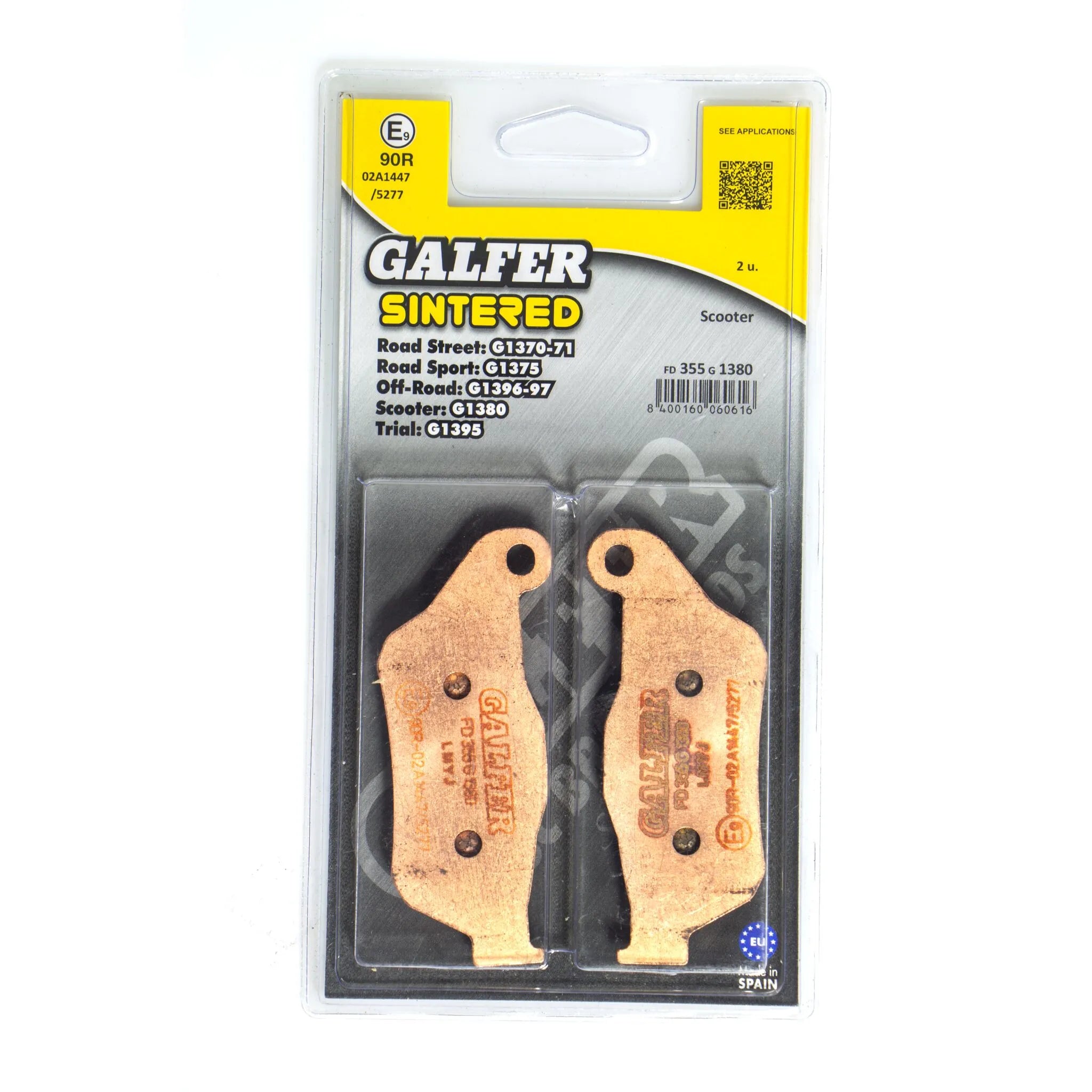 Galfer Hh Sintered Brake Pads For Motorcycle