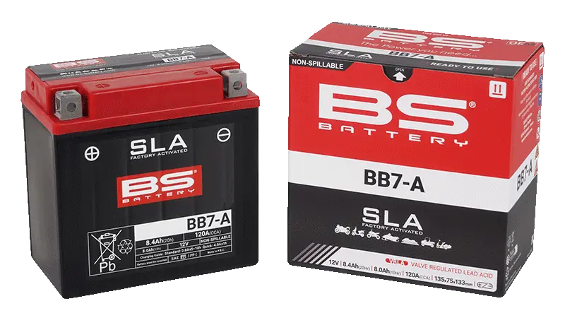 Bs Batteri Agm Motorcykel Batteri - 12v 8ah