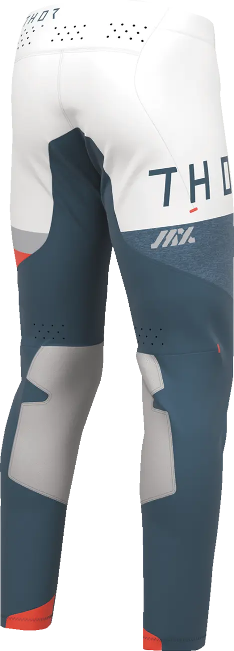 Thor Sportmode League Pants - Blue/Light Gray/Red/White