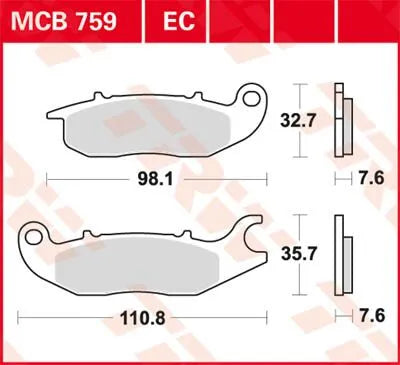Trw All Round Sintered Metal Brake Pads
