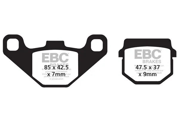 Ebc Sfa-hh Series Sintered Brake Pads For Scooters