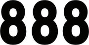 Factory Effex Pro Numbers Plate Graphic - Black 8