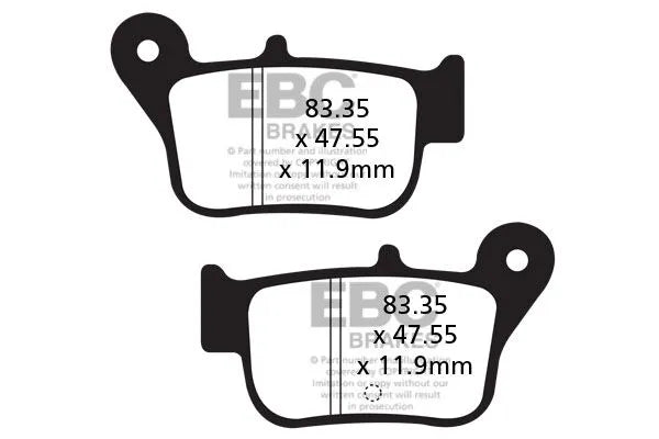 Ebc Sfa-hh Sintered Scooter Brake Pads