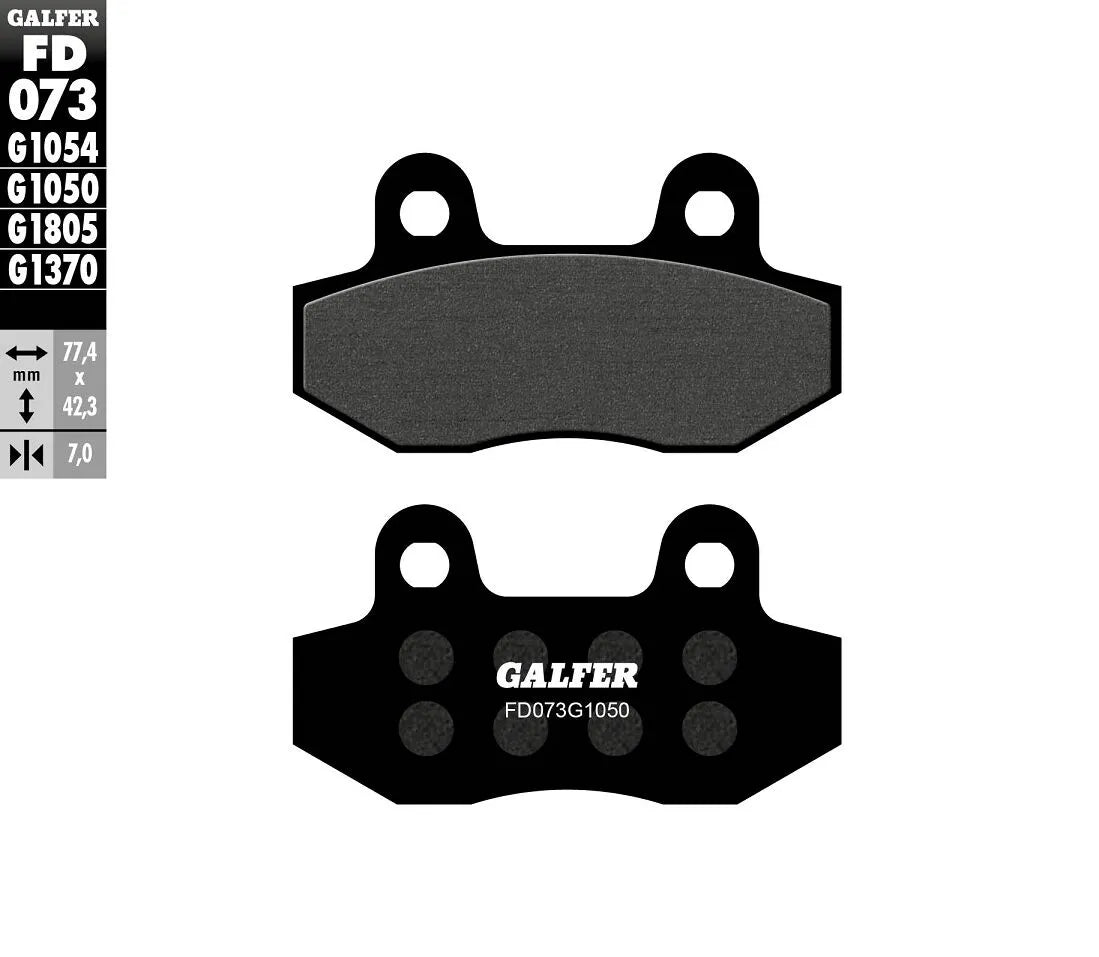 Galfer Semi-metallic Brake Pads For Oem Replacement