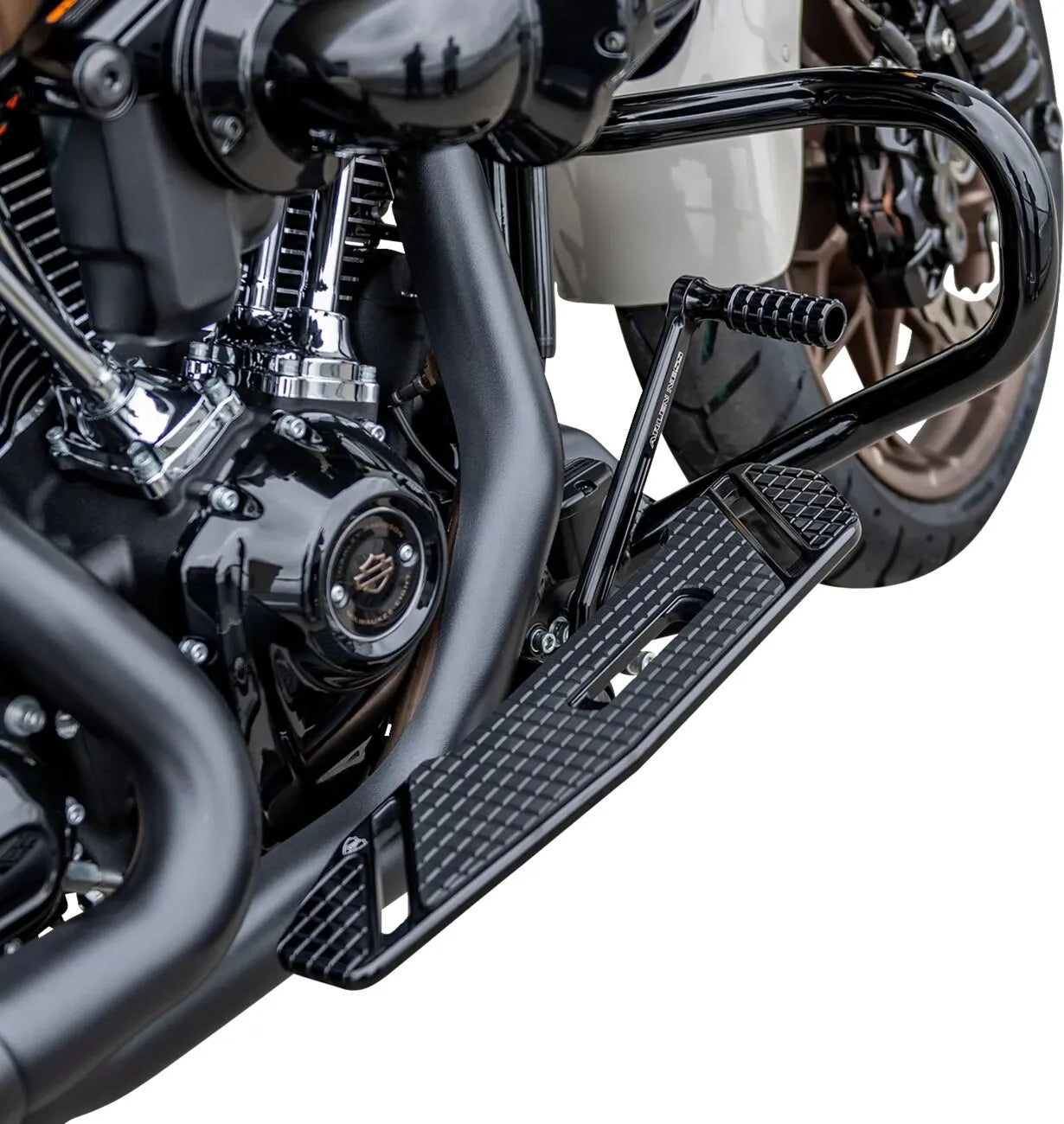 Arlen Ness Speedliner fodkontrolsæt - sort anodiseret