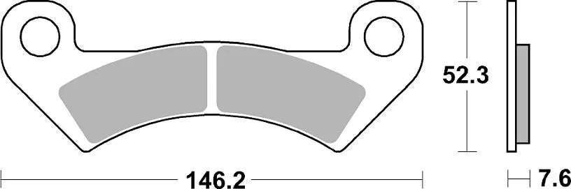 Sbs Ats All-terrain Sintered Brake Pads