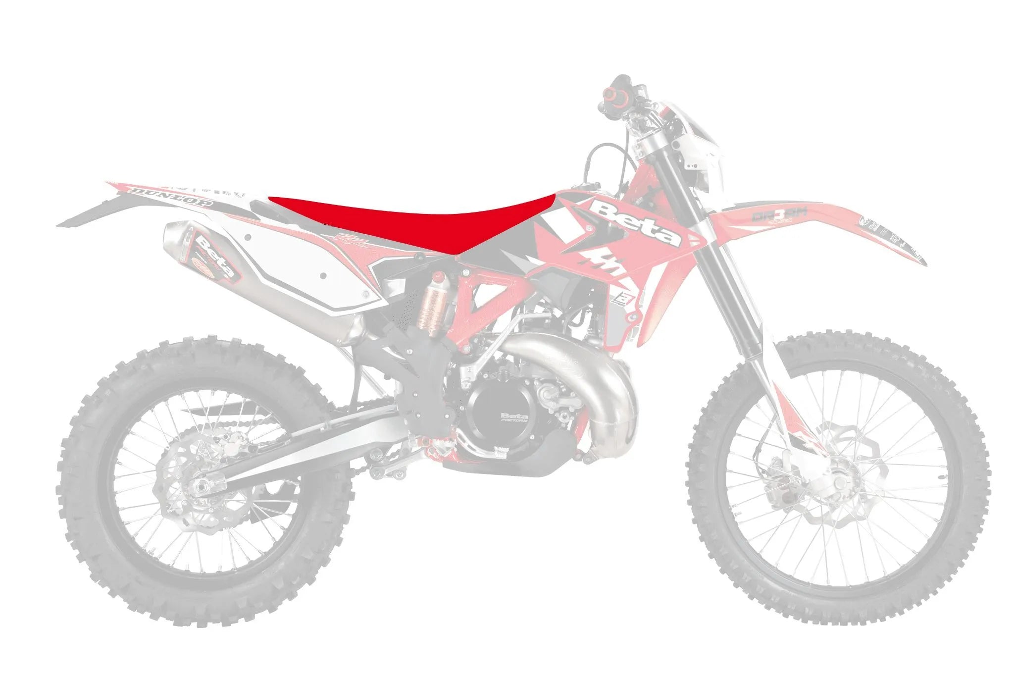 Blackbird Racing Pyramid sædebetræk - Rød