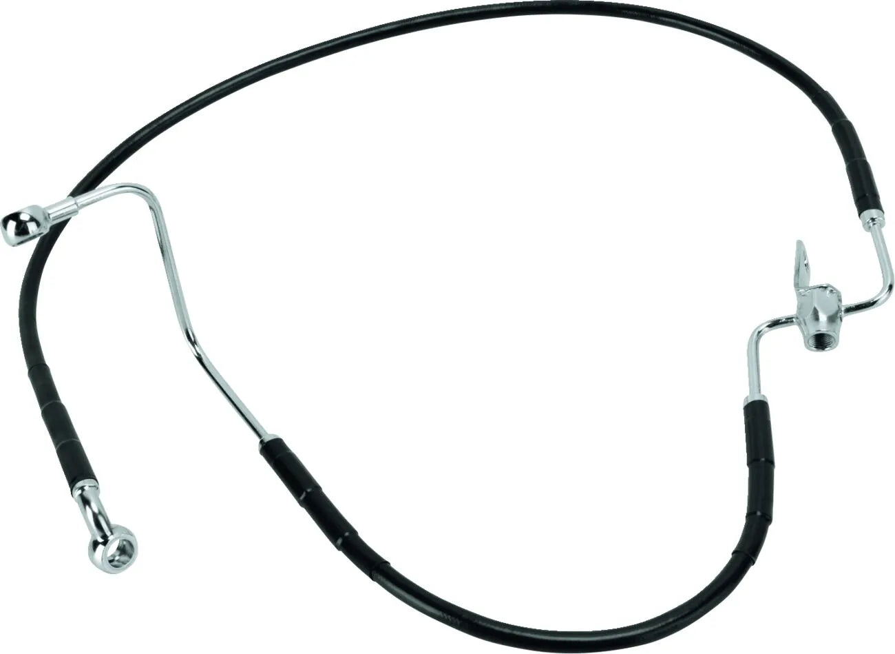 Drag Specialties Stainless Steel Brake Line Kit - Rear