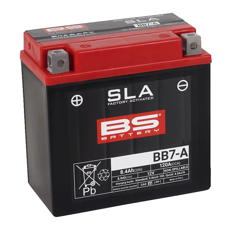 Bs Batteri Agm Motorcykel Batteri - 12v 8ah