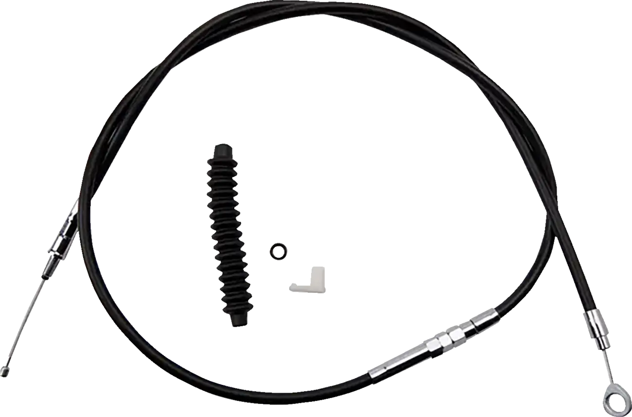 Drag Specialties High-efficiency Clutch Cable Black Vinyl