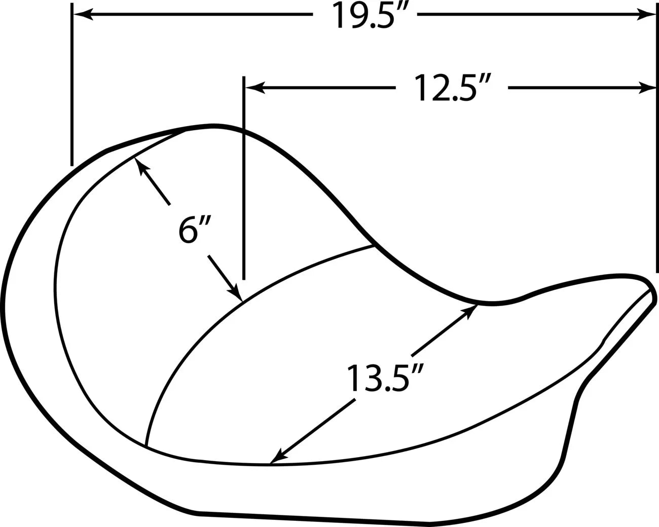 Drag Specialties solosæde med ryglænsmulighed