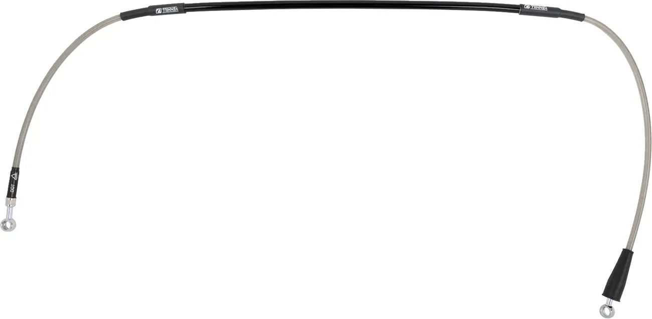 Moose Offroad Stainless Steel Braided Brake Line Front