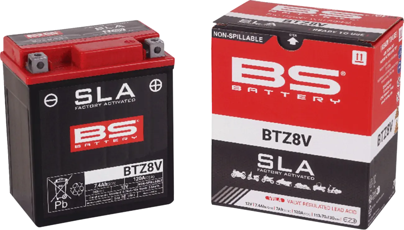 Bs Batteri Agm 7ah Motorcykel Batteri