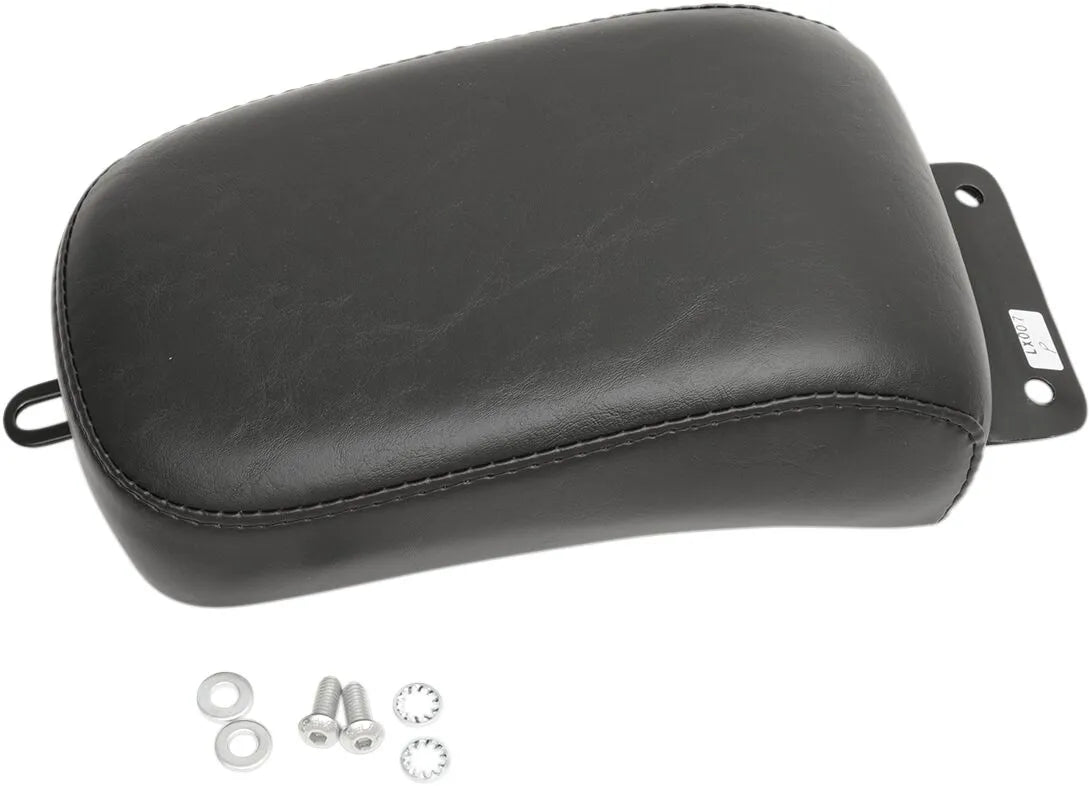 Le Pera Bare Bones Pillion Pad - Sort vinyl