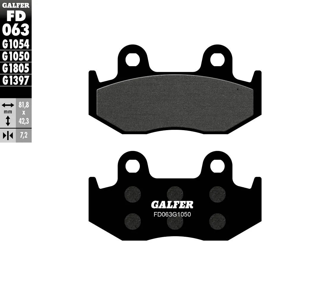 Galfer Semi-metallic Brake Pads For Oem Replacement
