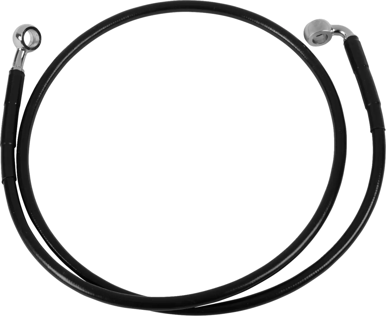 Drag Specialties Extended Brake Line Kit 44" Black Vinyl