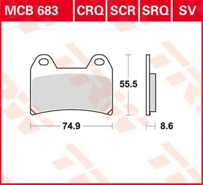 Trw All Round Sintered Metal Brake Pads