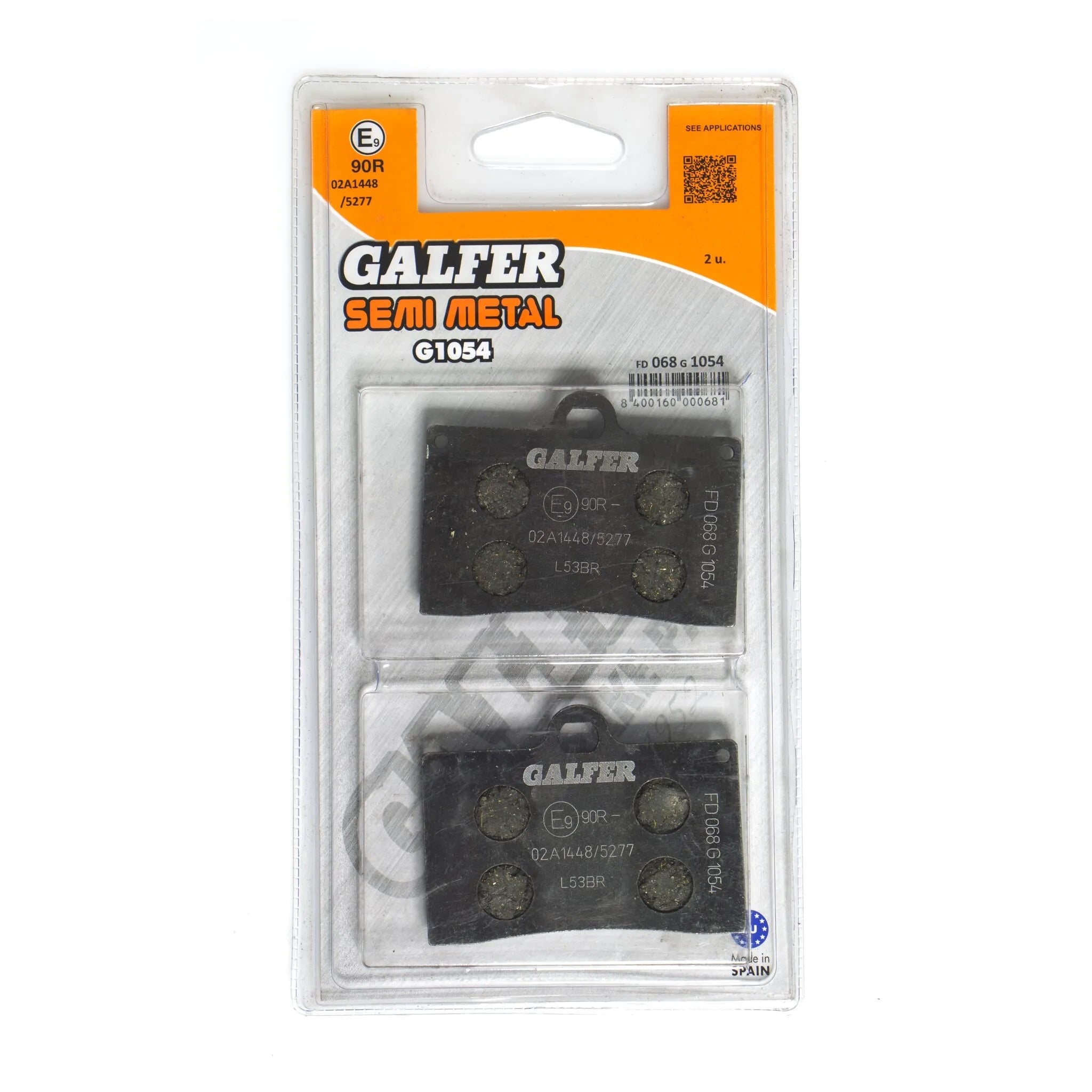 Galfer Semi-metallic Brake Pads - Versatile Performance