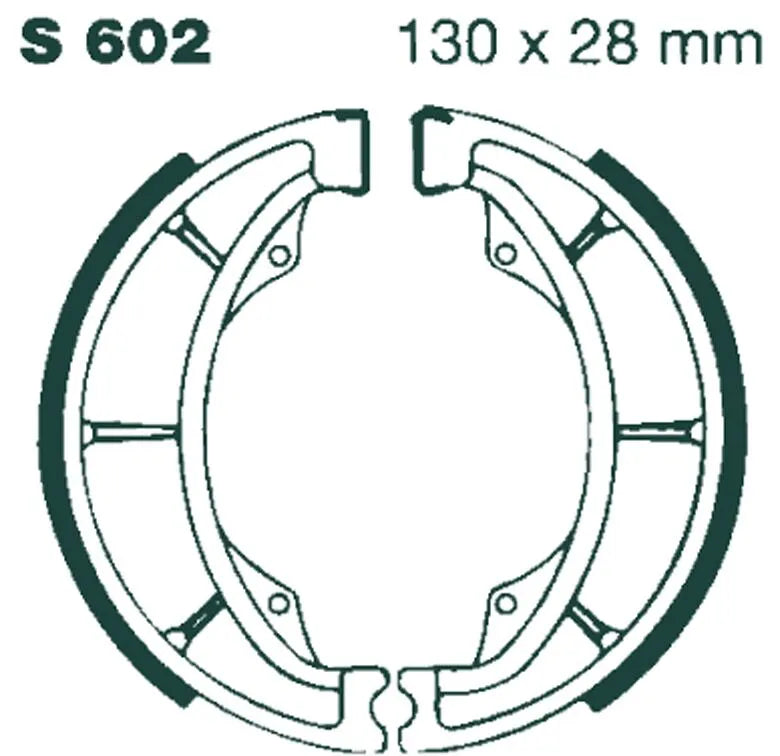 Ebc "G" Grooved Brake Shoe