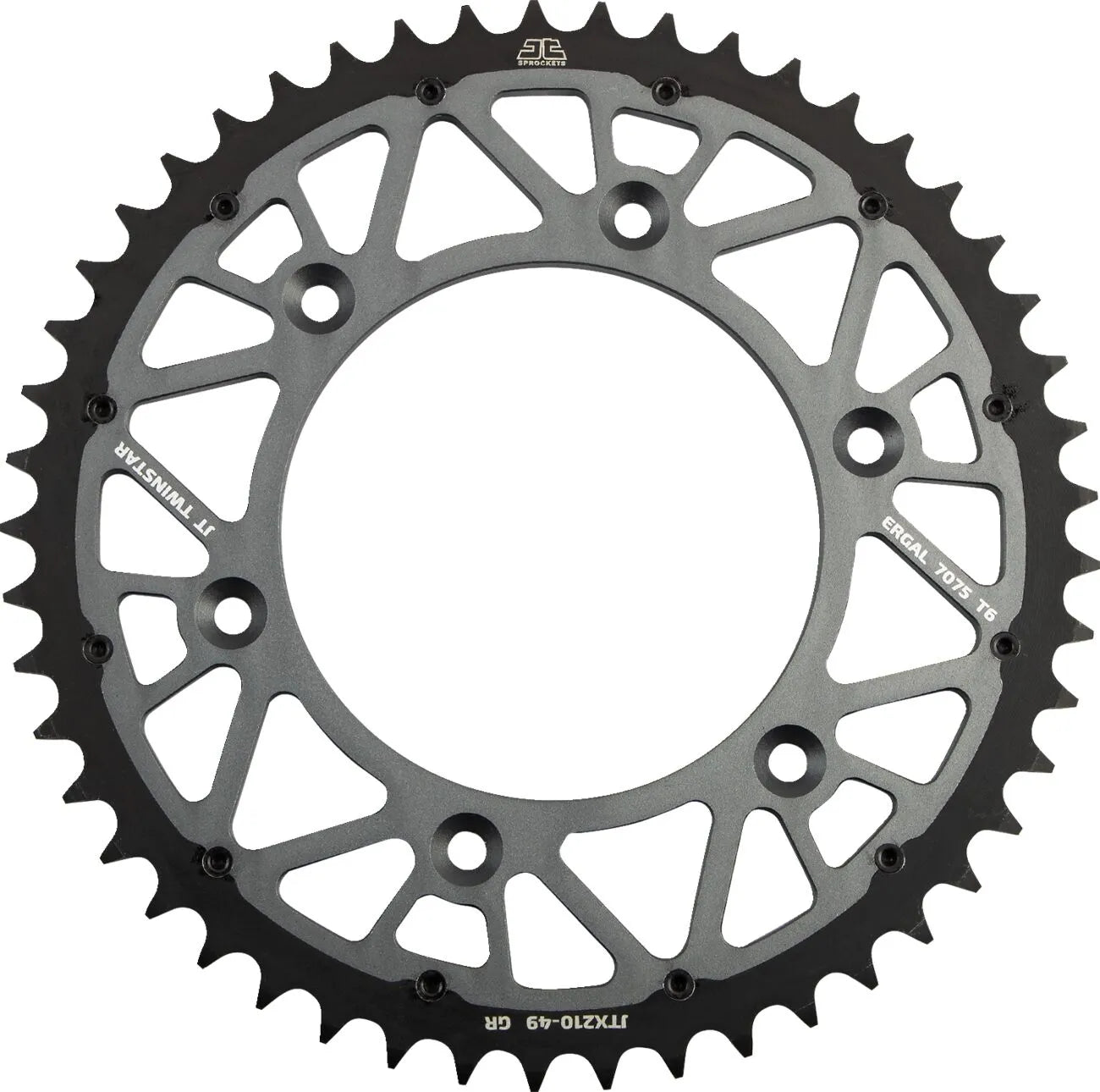 JT Sprockets Twinstar Baghjul 49t