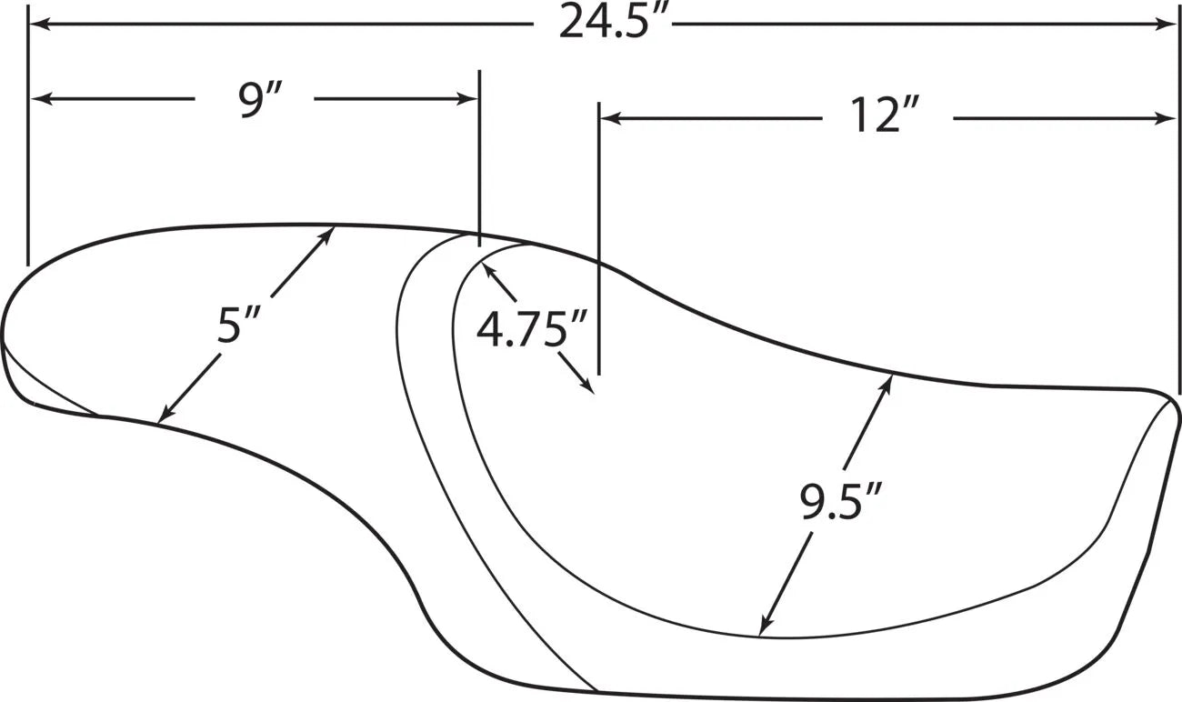 Drag Specialties Predator Solo Seat