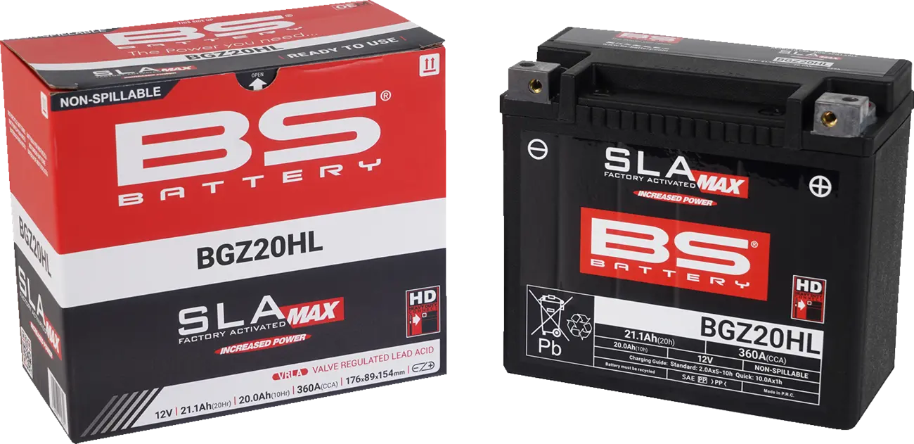 Bs Batteri Sla Max 12v 20ah Agm Batteri
