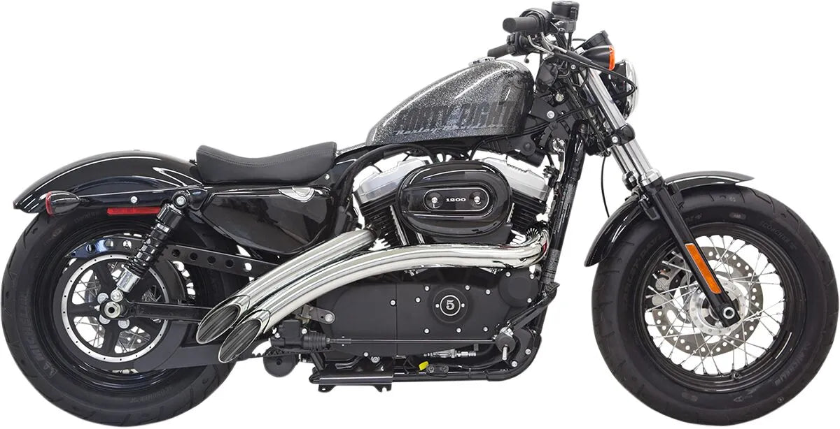 Bassani Xhaust Radial Sweepers Exhaust System - Chrome
