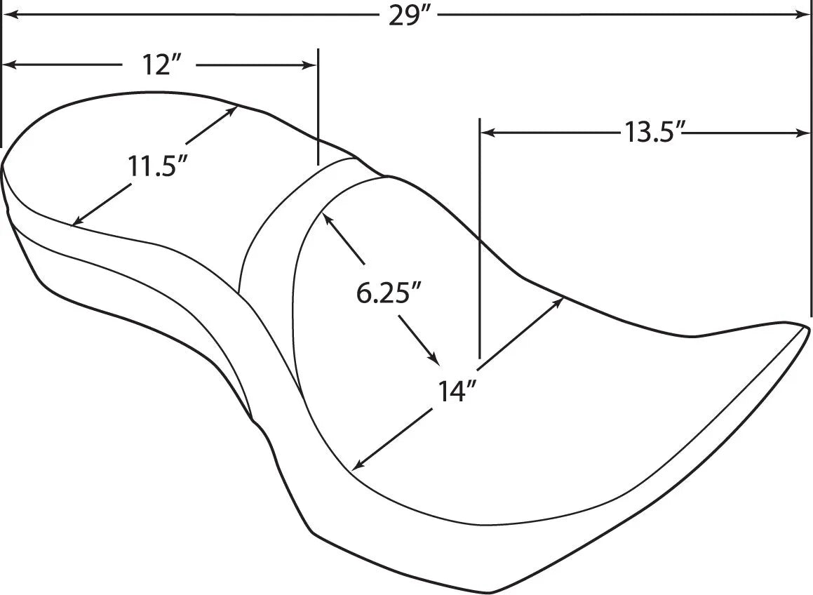 Drag Specialties Ez Glide Ii Touring Seat