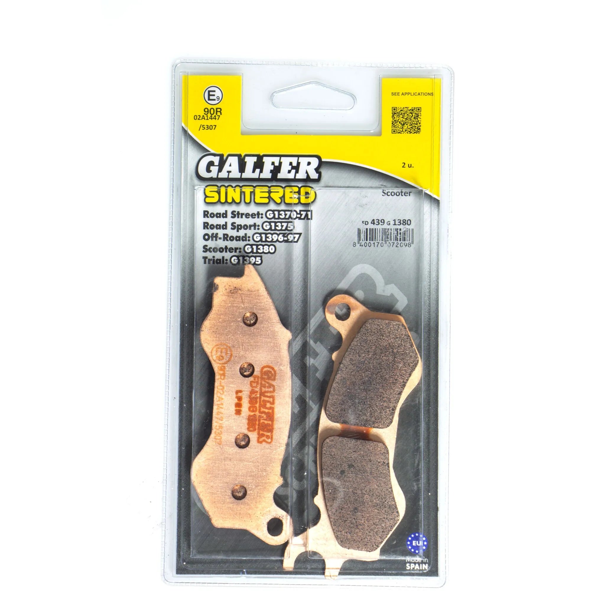 Galfer Hh Sintered Brake Pads For Motorcycles