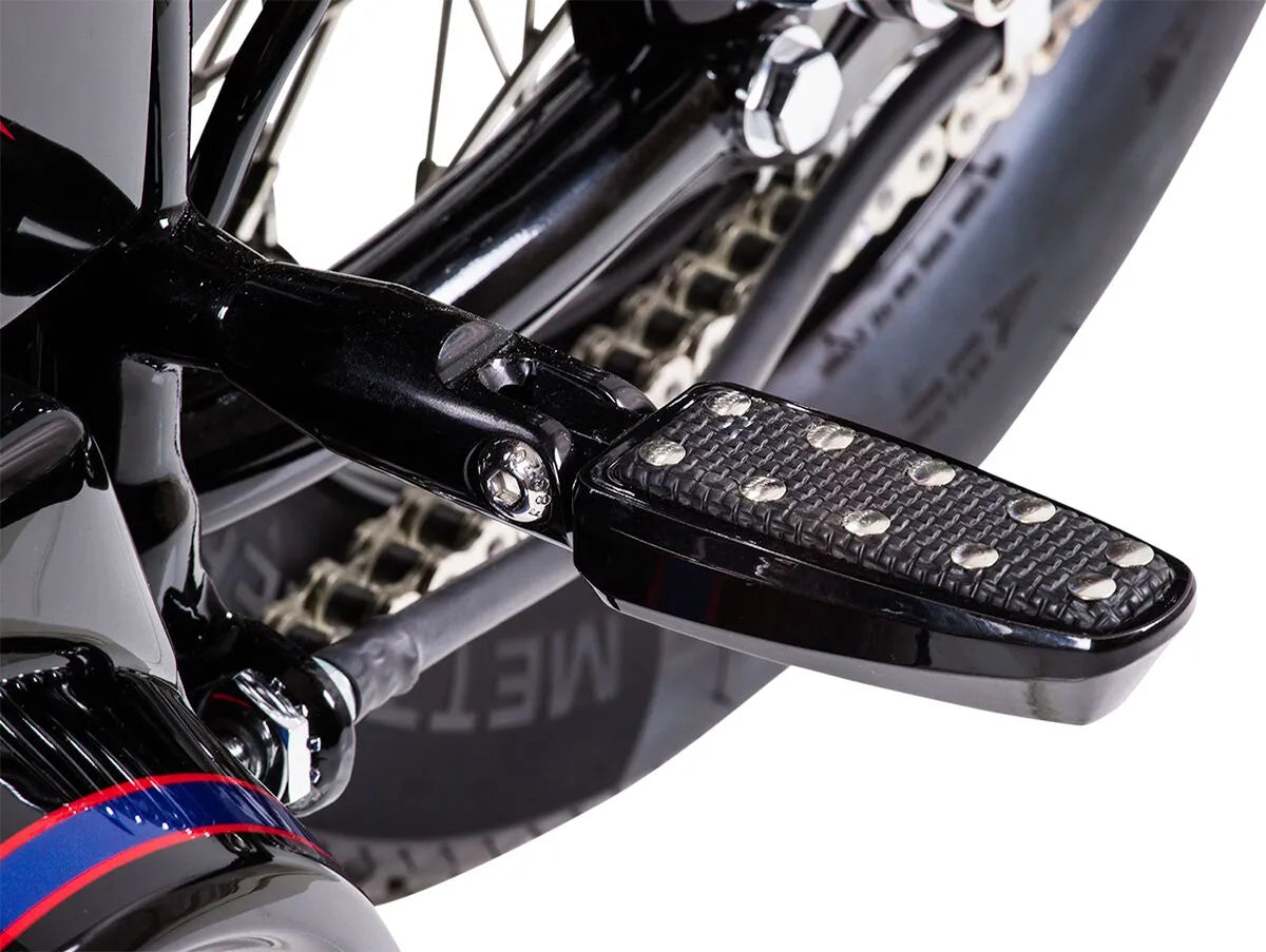 Accutronix bageste fodstøttebeslag - sort