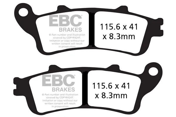 Ebc Vee Semi-sintered Brake Pads