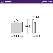 Moto-master Roadpro Carbon Racing Brake Pads