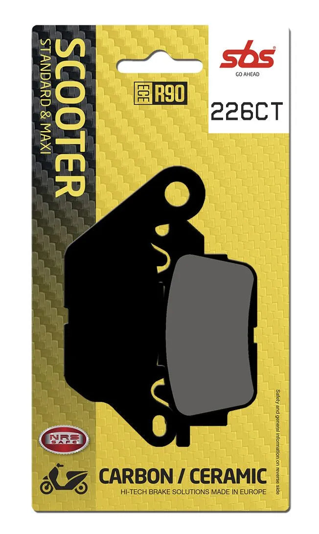 Sbs Ct Scooter Carbon Tech Organic Brake Pads