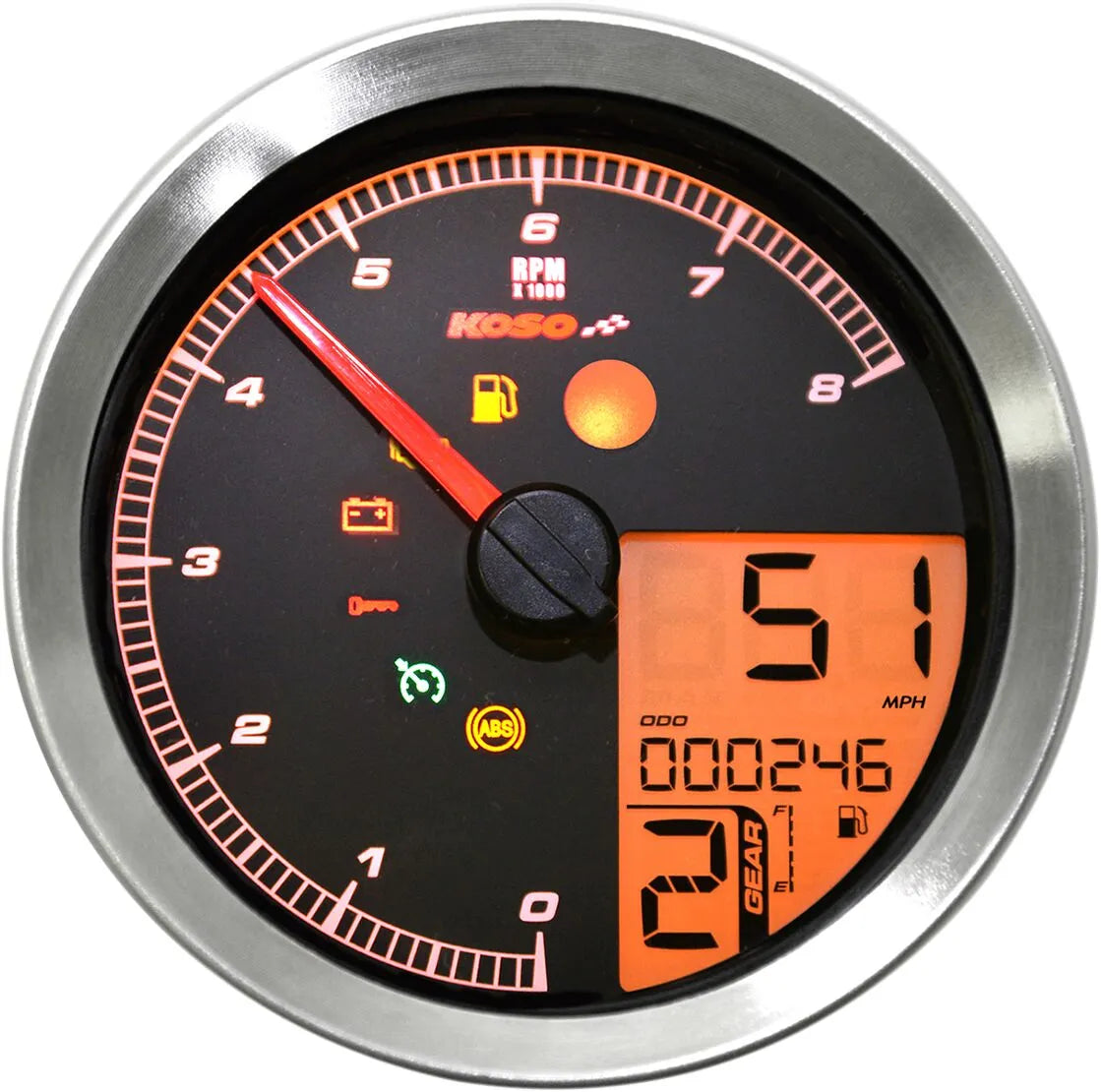 Hd-04 Speedometer/omdrejningstæller