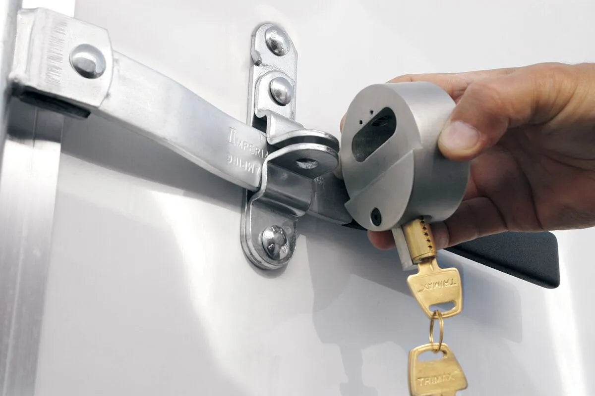 Trimax Hockey Puck Lock - Internal Shackle - Weather Resistant