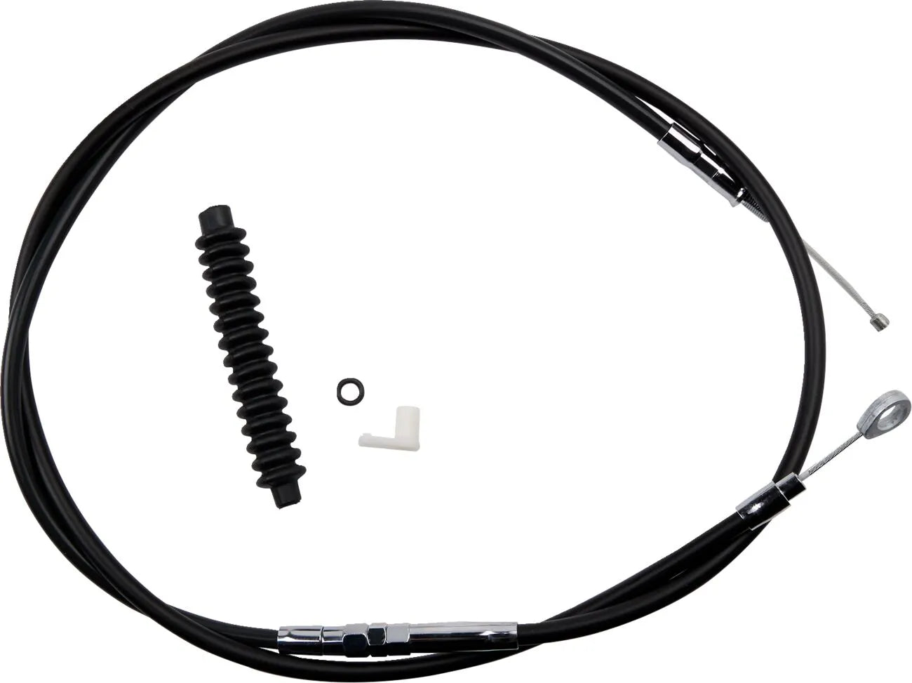 Drag Specialties High-efficiency Clutch Cable - Black Vinyl