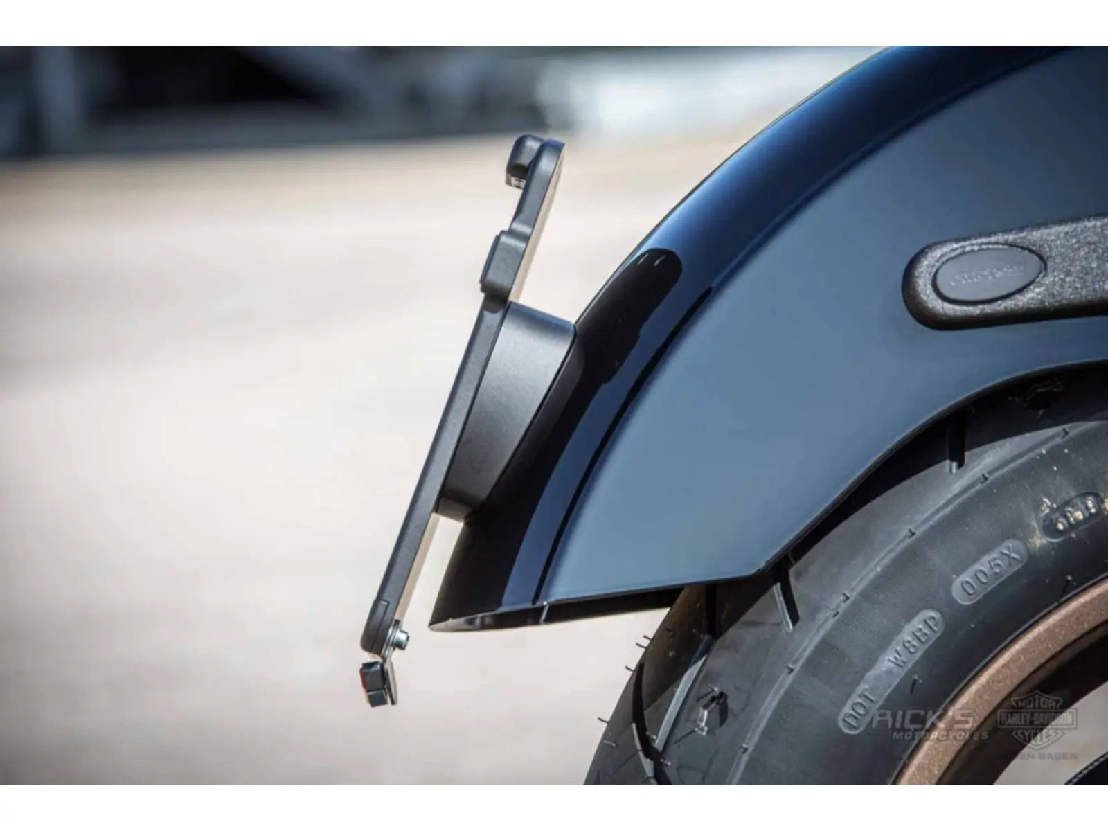 Rick's Motorcycles License Plate Mounting Adapter For Softail 2018+