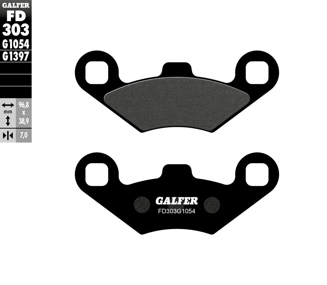 Galfer Semi-metallic Brake Pads - Oem Replacement