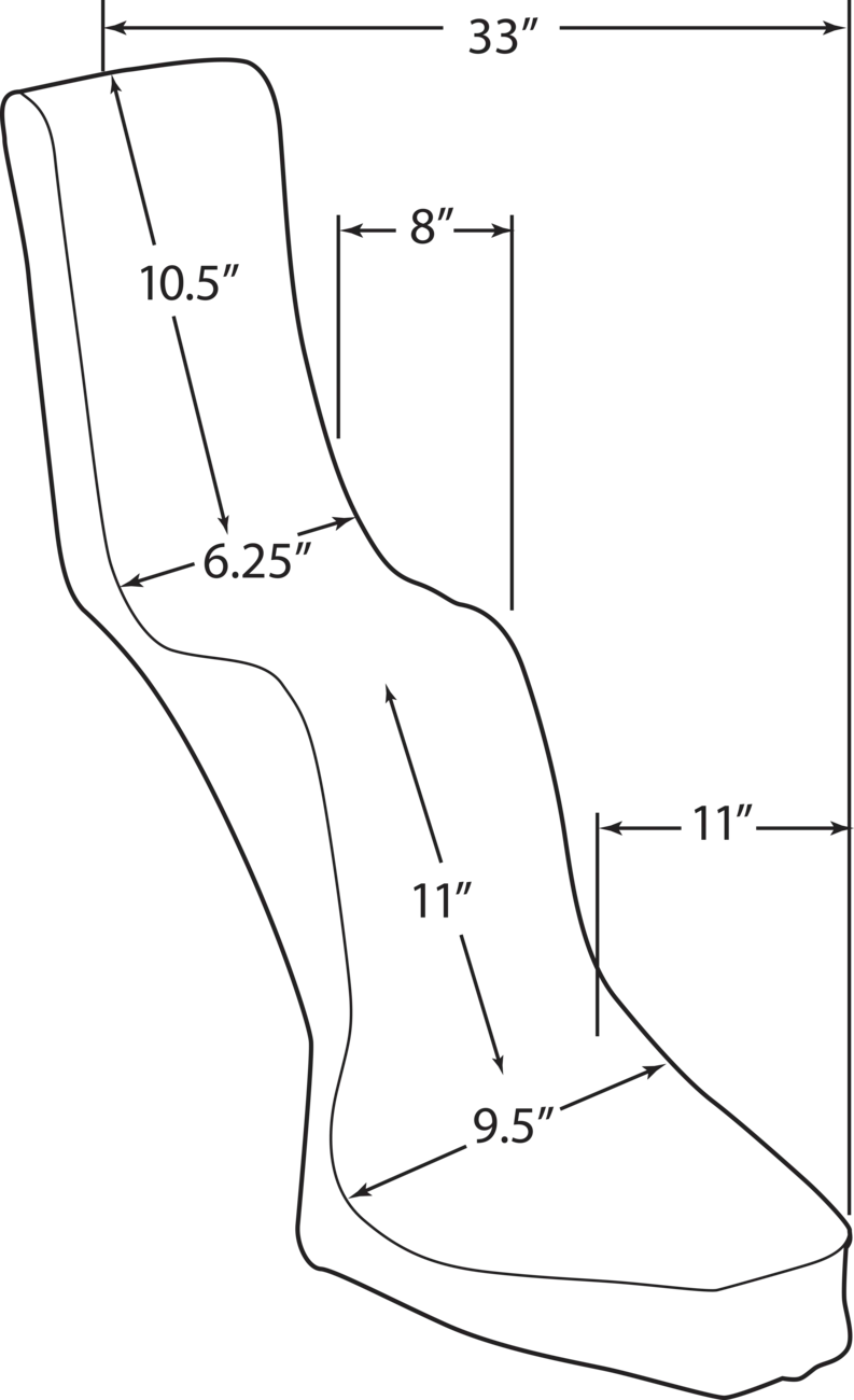 Drag Specialties King And Queen Vinyl Sæde