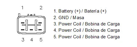 Motoplat Regulator - 12v Opladningsopgradering