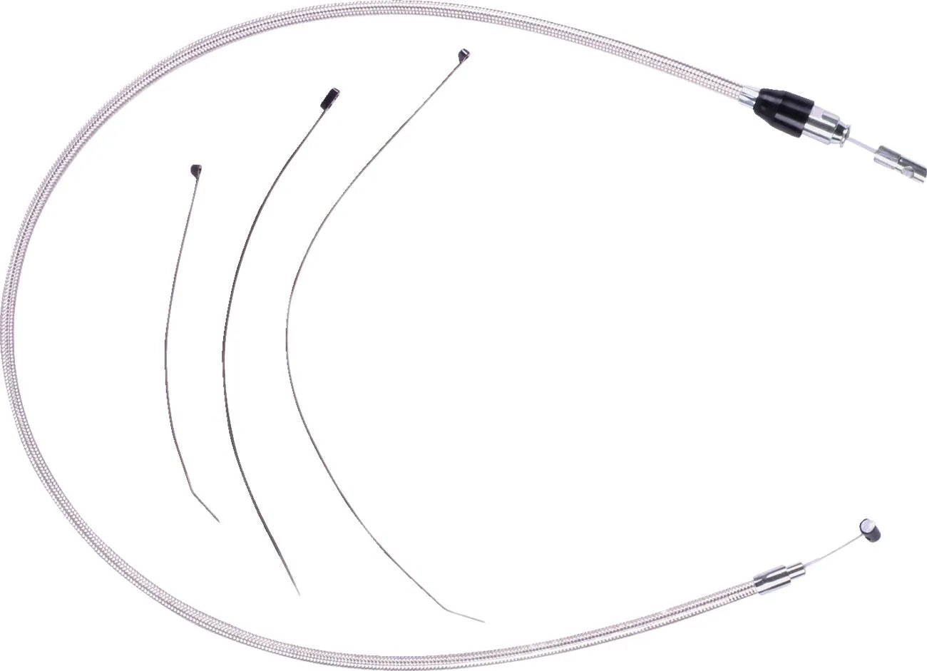 Magnum Shielding Polished Clutch Cable Quick Connect Upper