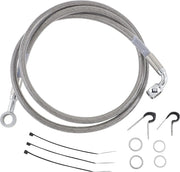 Drag Specialties Stainless Steel Front Brake Line Kit