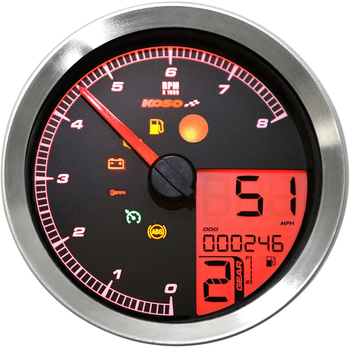 Hd-04 Speedometer/omdrejningstæller