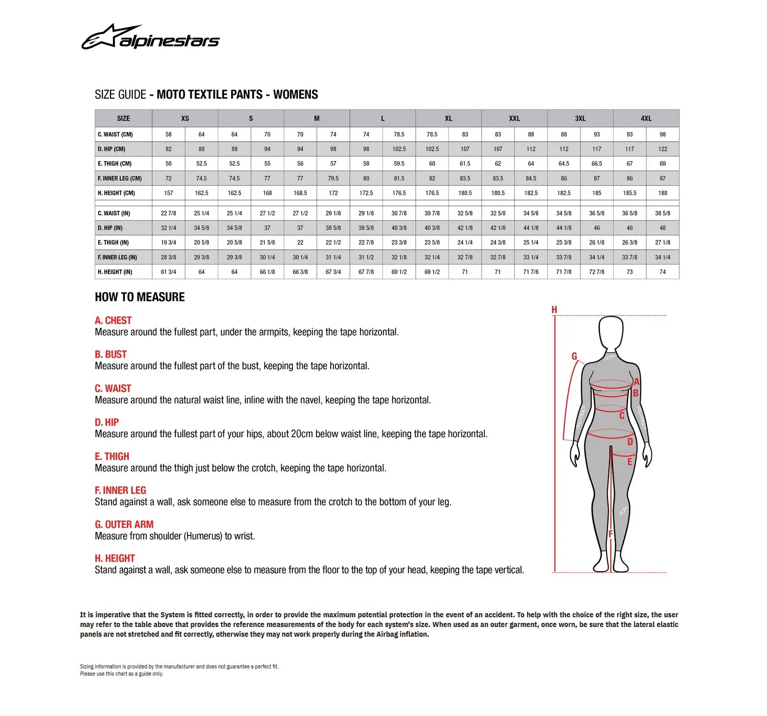 Alpinestars Stella Andes V4 Drystar Women's Motorcycle Pants - Black